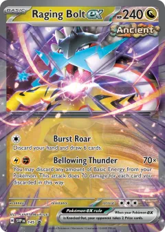 Raging Bolt ex Promo card from Scarlet & Violet Black Star Promos