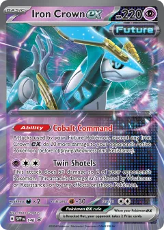 Iron Crown ex Promo card from Scarlet & Violet Black Star Promos