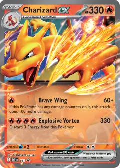 Charizard ex Promo card from Scarlet & Violet Black Star Promos