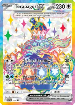 Terapagos ex Promo card from Scarlet & Violet Black Star Promos