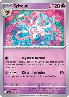 Sylveon Promo card from Scarlet & Violet Black Star Promos
