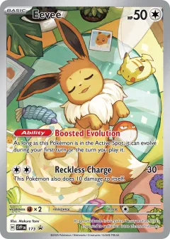 Eevee Promo card from Scarlet & Violet Black Star Promos