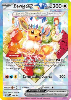 Eevee ex Promo card from Scarlet & Violet Black Star Promos
