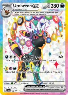 Umbreon ex Promo card from Scarlet & Violet Black Star Promos