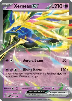 Xerneas ex Promo card from Scarlet & Violet Black Star Promos