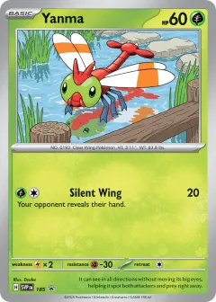 Yanma Promo card from Scarlet & Violet Black Star Promos