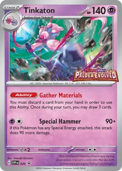 Tinkaton Promo card from Scarlet & Violet Black Star Promos