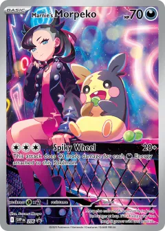 Marnie's Morpeko Promo card from Scarlet & Violet Black Star Promos