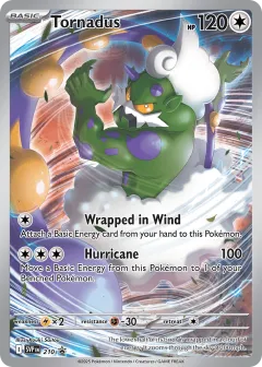 Tornadus Promo card from Scarlet & Violet Black Star Promos