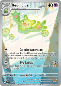 Reuniclus Promo card from Scarlet & Violet Black Star Promos