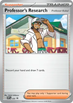 Professor's Research Promo card from Scarlet & Violet Black Star Promos