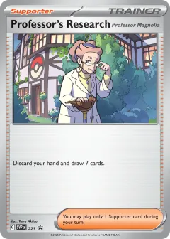 Professor's Research Promo card from Scarlet & Violet Black Star Promos
