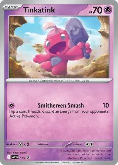 Tinkatink Promo card from Scarlet & Violet Black Star Promos