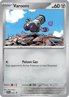 Varoom Promo card from Scarlet & Violet Black Star Promos