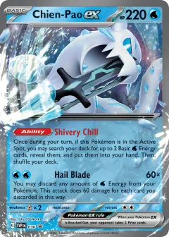 Chien-Pao ex Promo card from Scarlet & Violet Black Star Promos