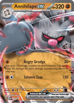 Annihilape ex Promo card from Scarlet & Violet Black Star Promos