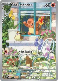 Charmander Promo card from Scarlet & Violet Black Star Promos
