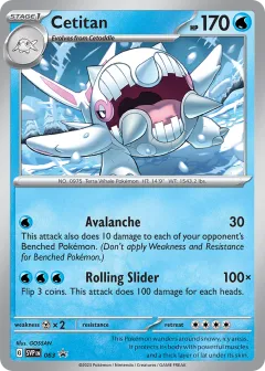 Cetitan Promo card from Scarlet & Violet Black Star Promos