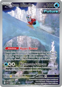 Iron Bundle Promo card from Scarlet & Violet Black Star Promos