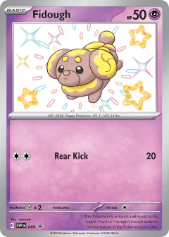 Fidough Promo card from Scarlet & Violet Black Star Promos