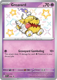 Greavard Promo card from Scarlet & Violet Black Star Promos