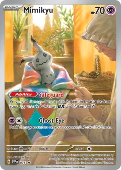 Mimikyu Promo card from Scarlet & Violet Black Star Promos