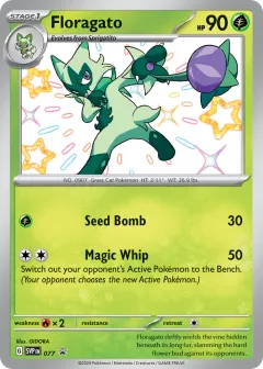 Floragato Promo card from Scarlet & Violet Black Star Promos