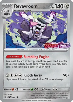 Revavroom Promo card from Scarlet & Violet Black Star Promos