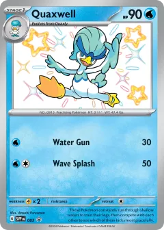 Quaxwell Promo card from Scarlet & Violet Black Star Promos