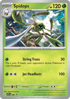 Spidops Promo card from Scarlet & Violet Black Star Promos