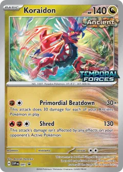 Koraidon Promo card from Scarlet & Violet Black Star Promos