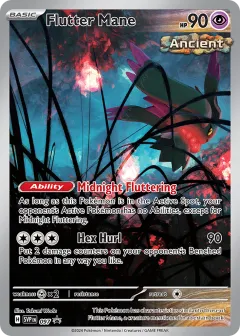 Flutter Mane Promo card from Scarlet & Violet Black Star Promos