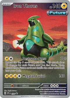 Iron Thorns Promo card from Scarlet & Violet Black Star Promos