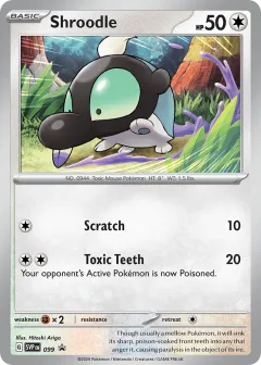 Shroodle Promo card from Scarlet & Violet Black Star Promos