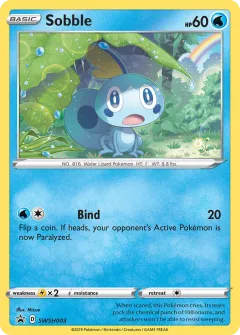 Sobble Promo card from SWSH Black Star Promos