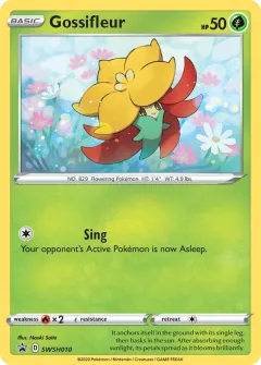 Gossifleur Promo card from SWSH Black Star Promos
