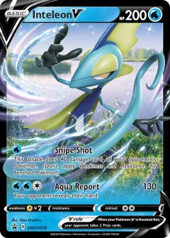 Inteleon V Promo card from SWSH Black Star Promos