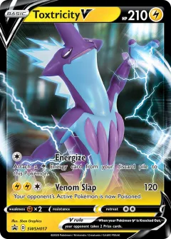 Toxtricity V Promo card from SWSH Black Star Promos