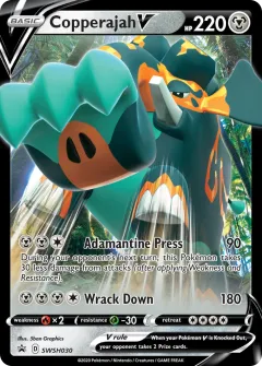 Copperajah V Promo card from SWSH Black Star Promos