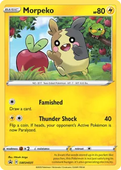 Morpeko Promo card from SWSH Black Star Promos