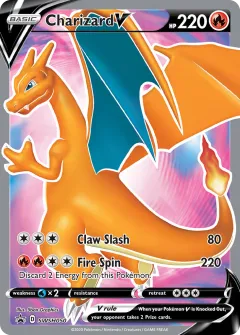 Charizard V Promo card from SWSH Black Star Promos
