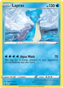 Lapras Promo card from SWSH Black Star Promos