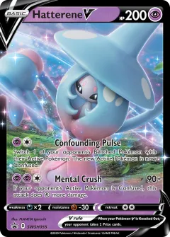 Hatterene V Promo card from SWSH Black Star Promos