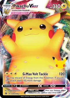 Pikachu VMAX Promo card from SWSH Black Star Promos