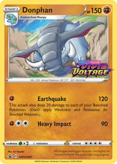 Donphan Promo card from SWSH Black Star Promos