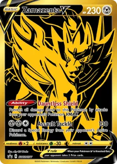 Zamazenta V Promo card from SWSH Black Star Promos