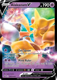 Alakazam V Promo card from SWSH Black Star Promos
