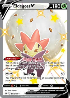 Eldegoss V Promo card from SWSH Black Star Promos