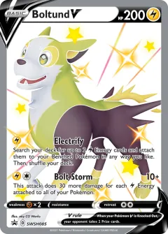 Boltund V Promo card from SWSH Black Star Promos