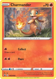 Charmander Promo card from SWSH Black Star Promos